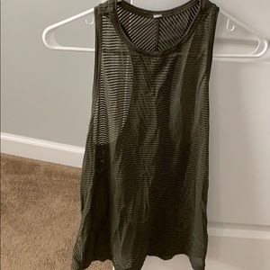 Lulu lemon tank sheer stripes